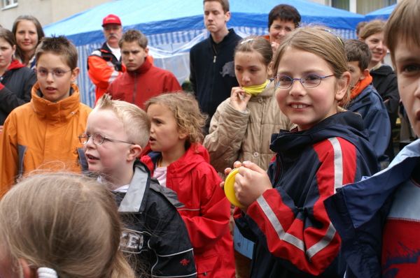 Warten auf die Siegerehrung