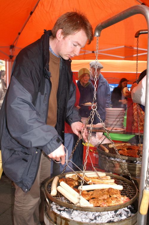 Lorenz Bührmann am Grill